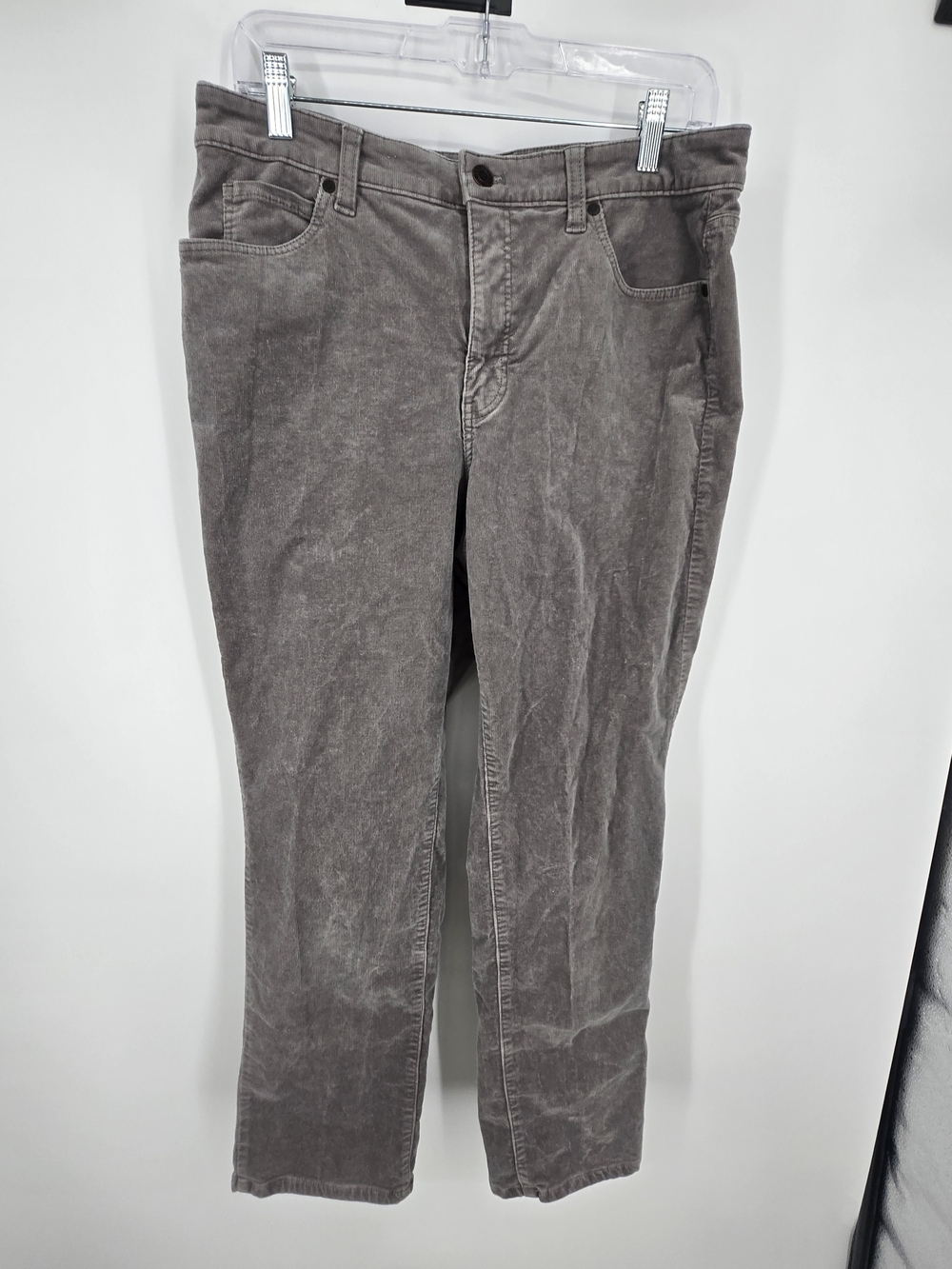 Talbots Straight-Leg Pants in Gray 10P (8480)